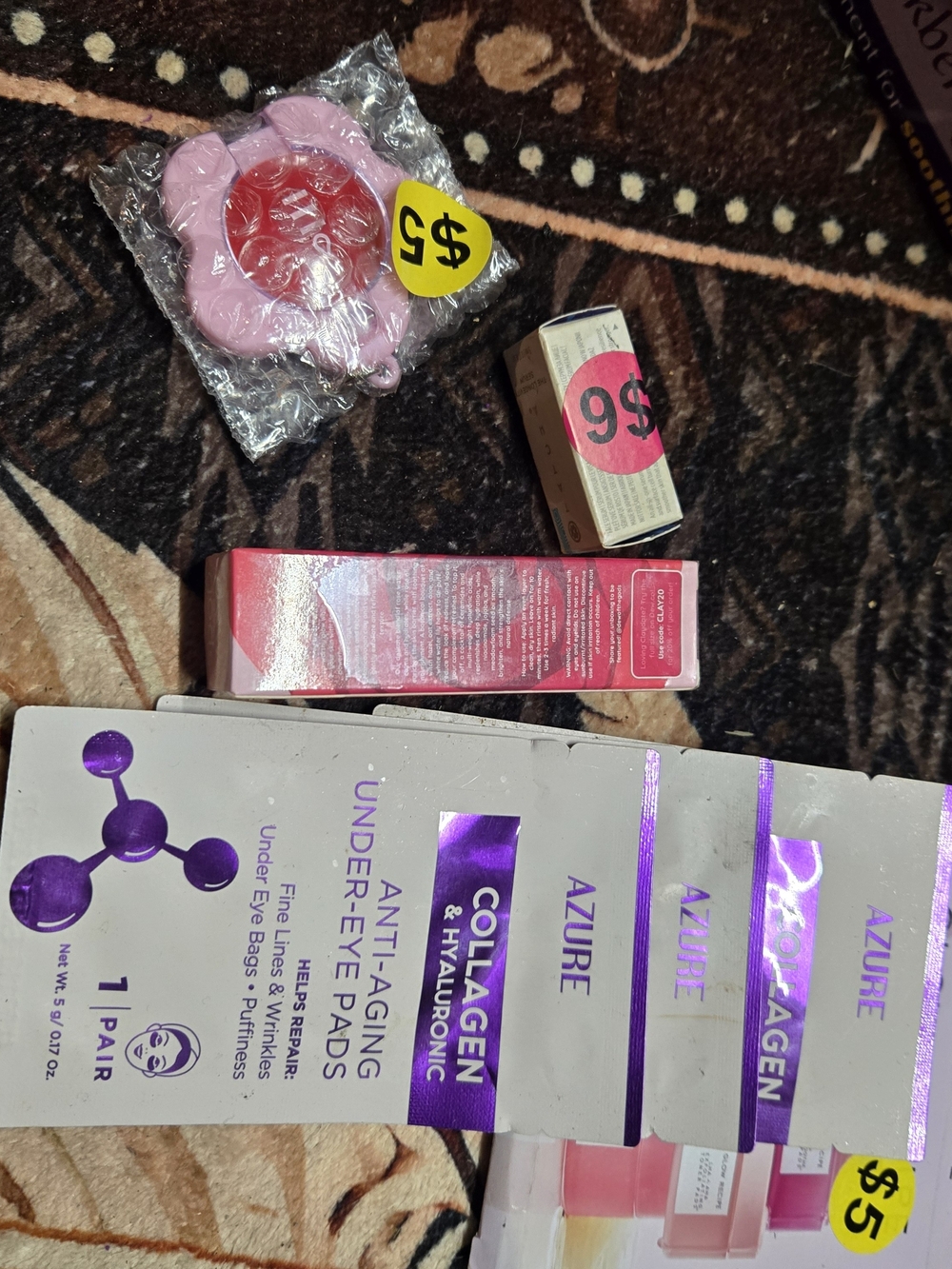 Azure Collagen & Hyaluronic Anti-Aging Under-Eye Pads - Purple